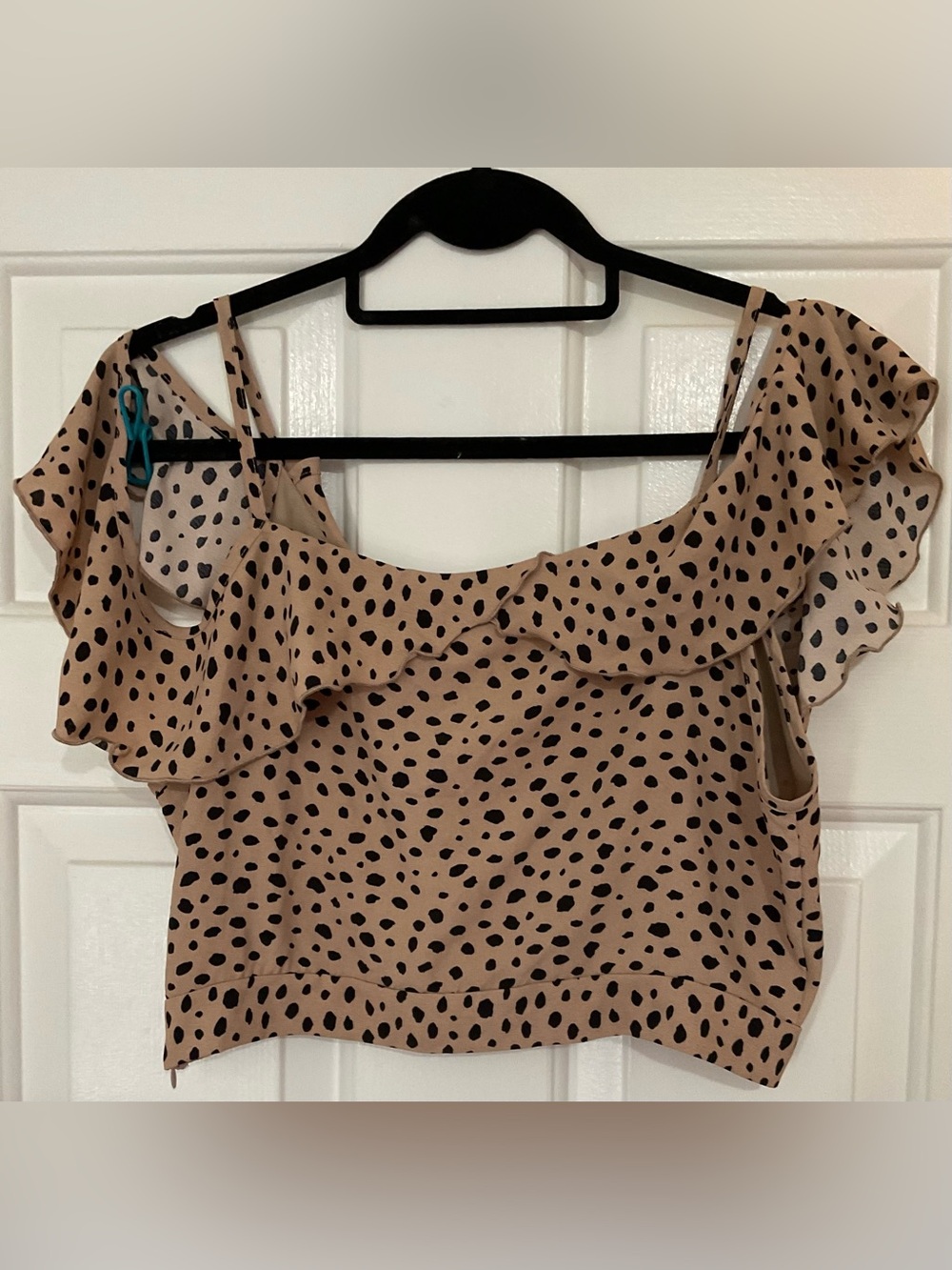 A&G by Dresscode L.A. Ruffled Polka Dot Wrap Two Piece - Picture 3 of 10